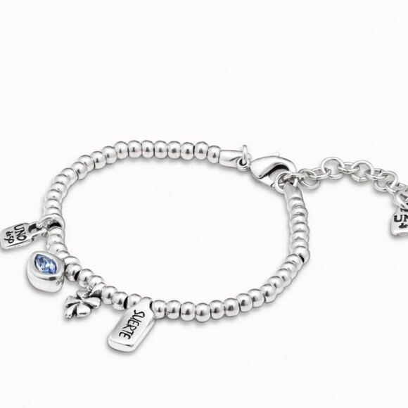 Uno de 50 Bracelet - I am waiting 4U - Blue Crystal - Picture 2 of 13